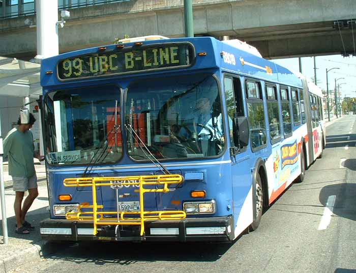 Coast Mountain Bus New Flyer D60LF articulated bus B8019